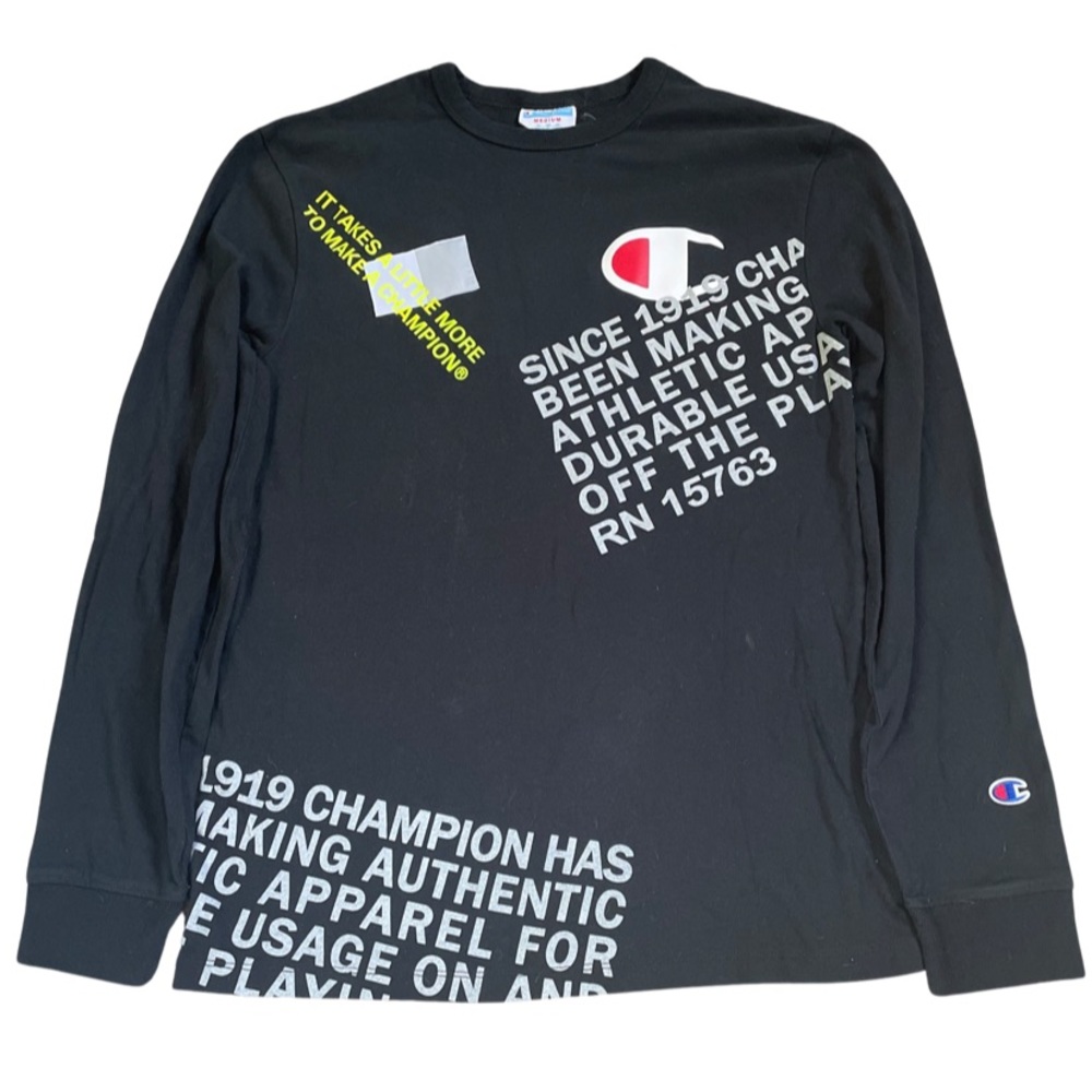 Vintage champion y2k long sleeve streetwear shirt
